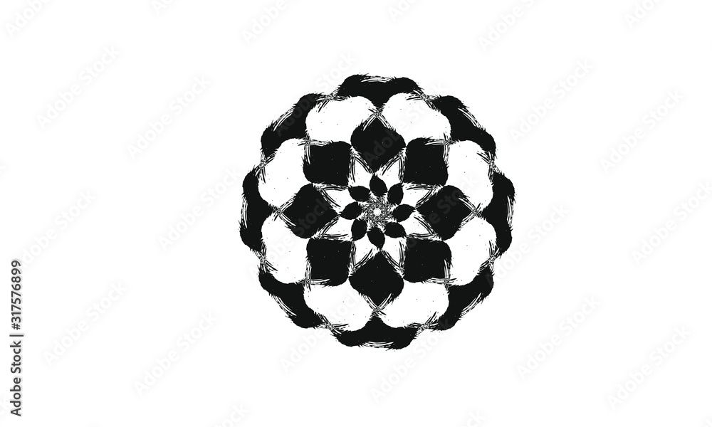 Round flower texture Round flower texture