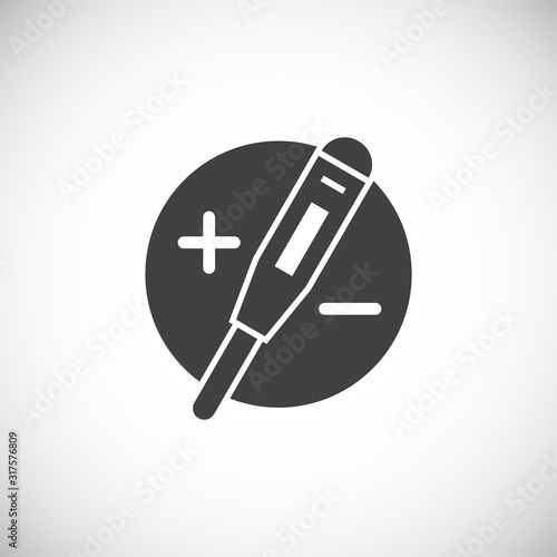 Reproduction related icon on background for graphic and web design. Creative illustration concept symbol for web or mobile app