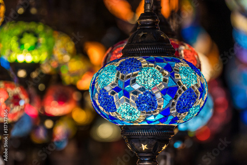Hanging Glass Lamp