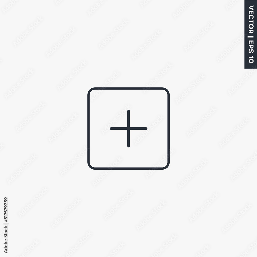 Add, plus, linear style sign for mobile concept and web design Add, plus, linear style sign for mobile concept and web design