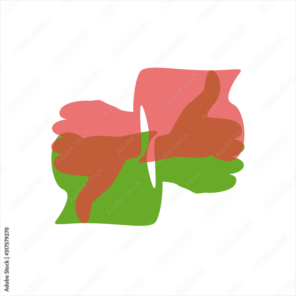 thumbs up and thumbs down icon thumbs up and thumbs down icon