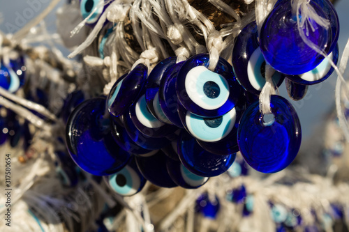 Protect to Evil Eye Nazar Glass. Cappadocia Tree.