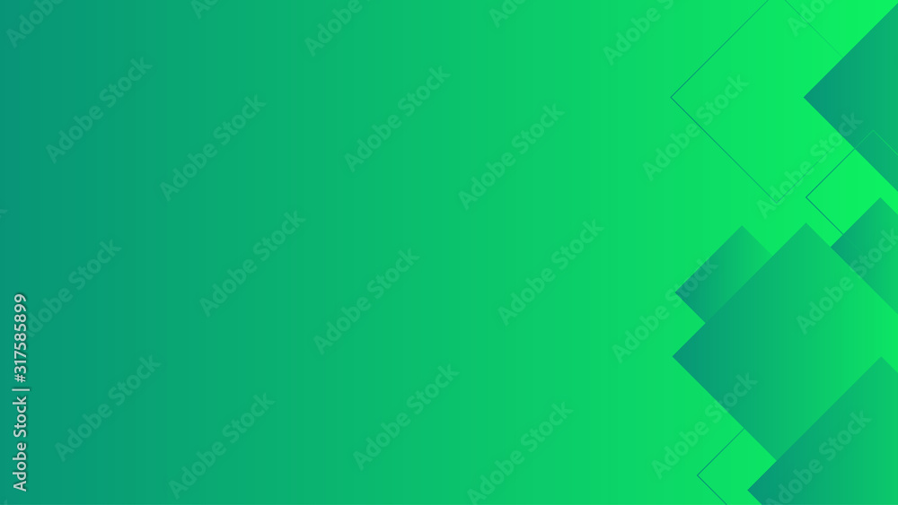 Polygon circle figures in green vector gradient background Polygon circle figures in green vector gradient background