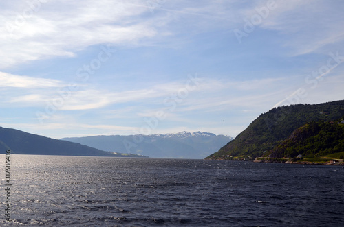  Sognefjord, Norway, Scandinavia.  View from the board of Flam - Bergen ferry.  © Sergey Kamshylin