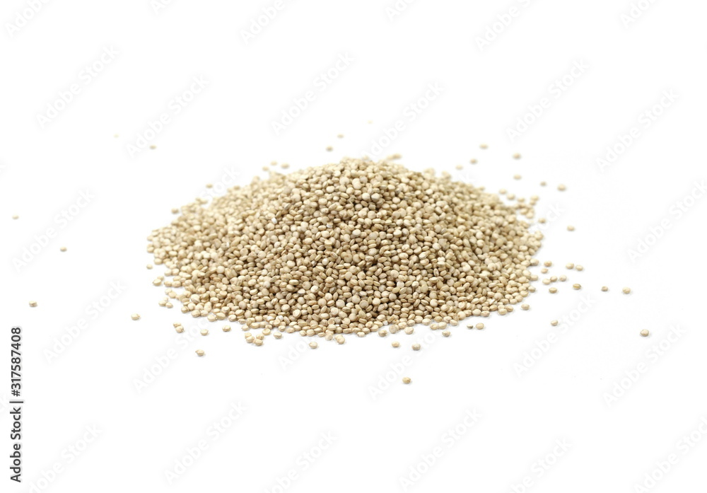 Organic Quinoa (Chenopodium quinoa) seeds isolated on white background. Macro close up. Top view. quinoa seeds isolated on white background. Organic Quinoa (Chenopodium quinoa) seeds isolated on white background. Macro close up. Top view. quinoa seeds isolated on white background.