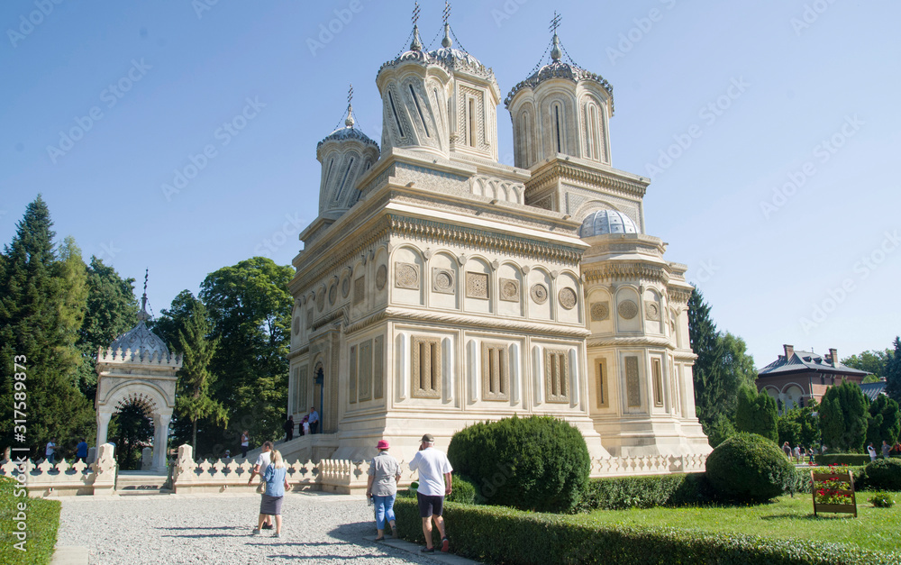 Cathedral of Curtea de Arges Monastery in Romania