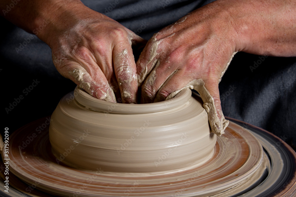 Pottery making. National pottery. Environmentally friendly ceramic dishes Pottery making. National pottery. Environmentally friendly ceramic dishes
