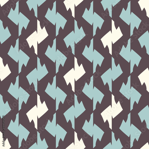 Seamless pattern with geometric ornament.