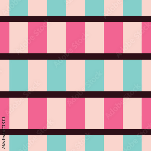 Seamless geometric pattern with bright rectangles.
