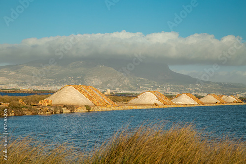 Salt pans of Trapani, Sicyly, Italy