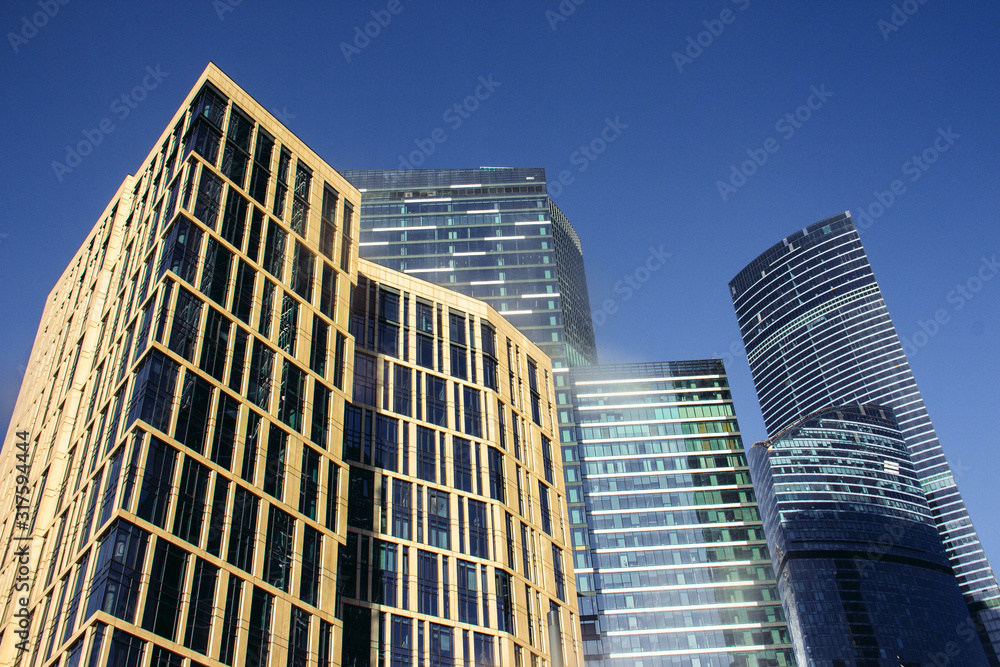 Obraz premium Office buildings Moscow City