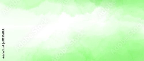 Lime green abstract watercolor background with space for text or image