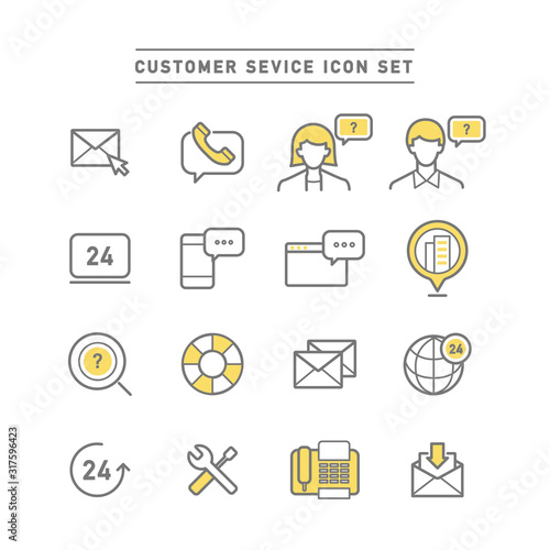 CUSTOMER SERVICE ICON SET
