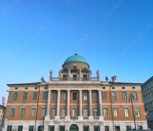 City view of Trieste at sunset