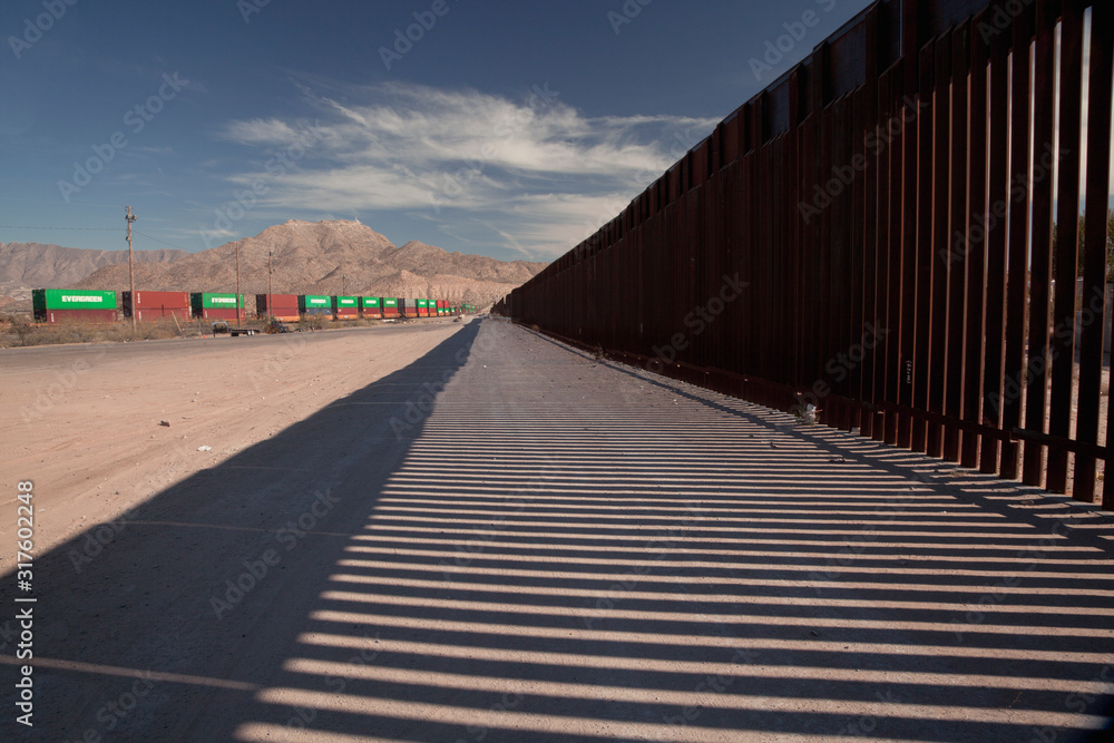 New Mexico Mexico Border Wall.