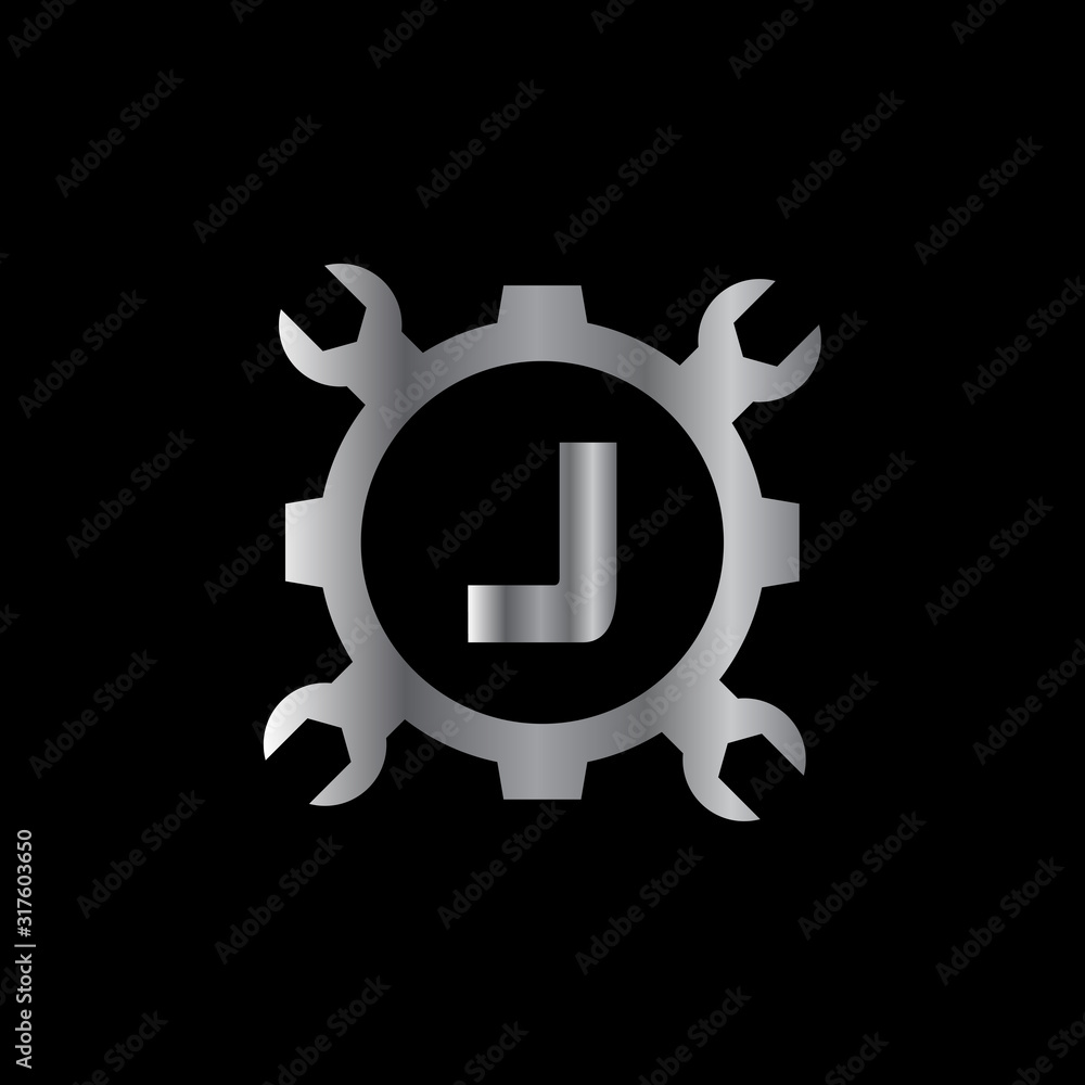 Automotive letter J Logo Design Vector Template. Motor Business Alphabet Design J Vector Illustration Automotive letter J Logo Design Vector Template. Motor Business Alphabet Design J Vector Illustration