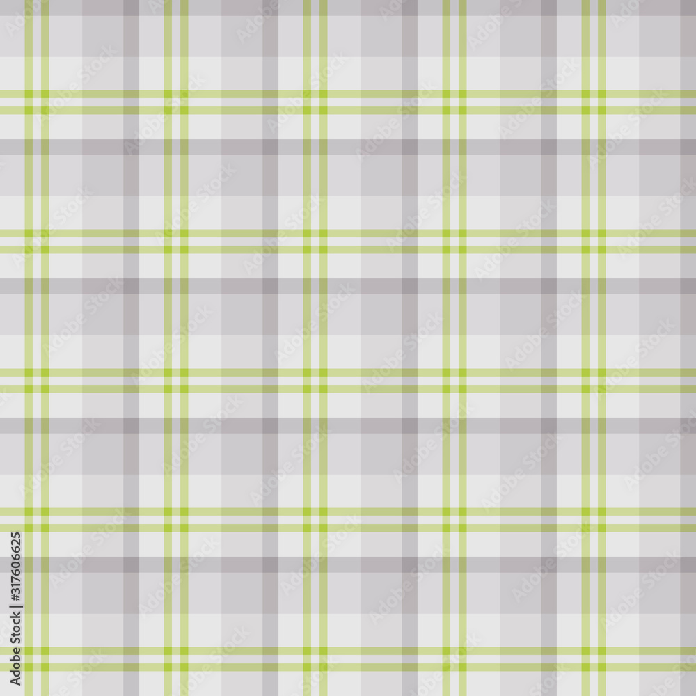 Seamless pattern in light grey and green colors for plaid, fabric, textile, clothes, tablecloth and other things. Vector image. Seamless pattern in light grey and green colors for plaid, fabric, textile, clothes, tablecloth and other things. Vector image.
