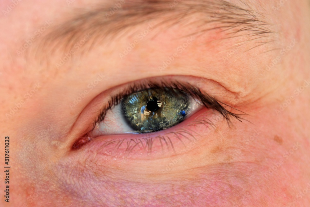 Obraz premium Close up of Human Eye