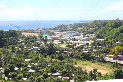 View of Honiara, Guadalcanal Island, Solomon Islands