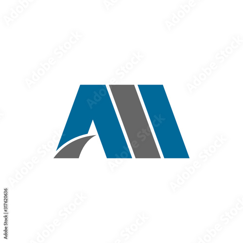 Letter AAA logo icon design vector
