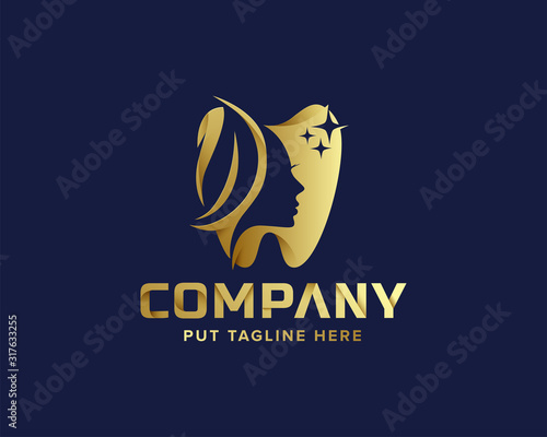 Dental care logo collection for company