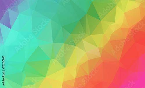 Colorful gradient mosaic background. Geometric triangle, mosaic, abstract background. Mosaic, color background. Mosaic texture