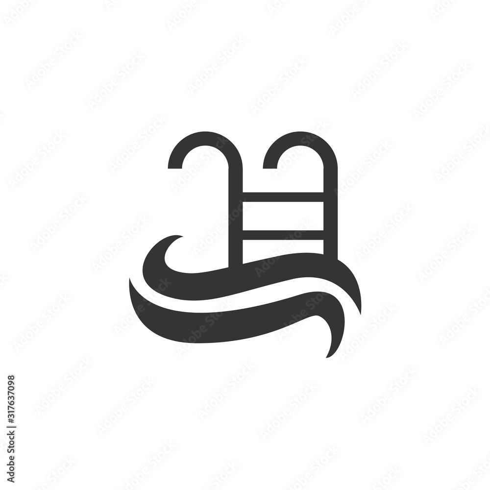 swimming pool icon vector for website and graphic design swimming pool icon vector for website and graphic design
