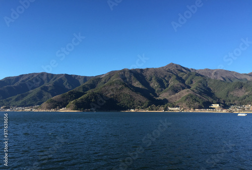 Lake scenery of Kawaguchiko, Japan