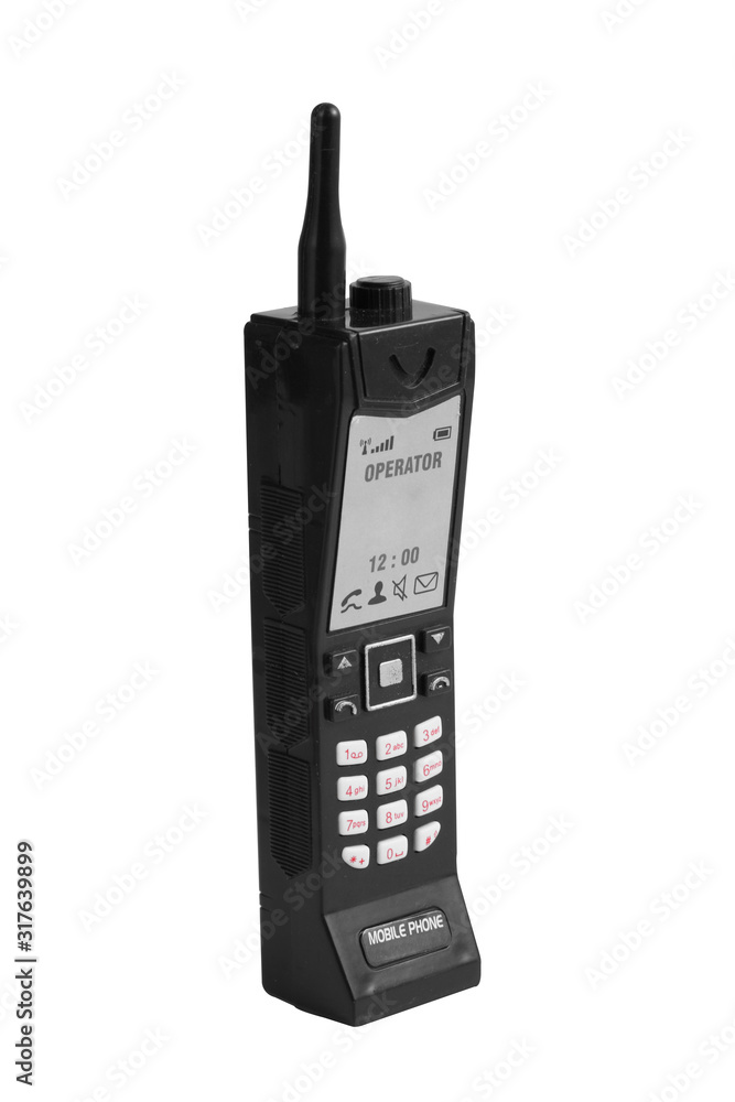 Toy mobile phone isolated on white background Toy mobile phone isolated on white background