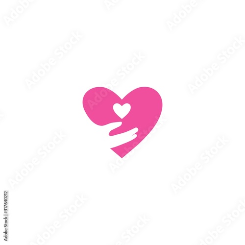 Fototapeta Naklejka Na Ścianę i Meble -  Love Logo Vector