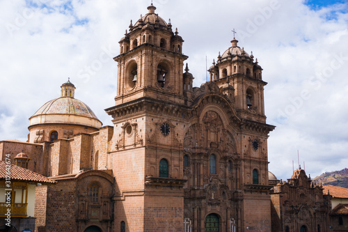 Cusco Cathedral located on the main square of Cusco in Peru