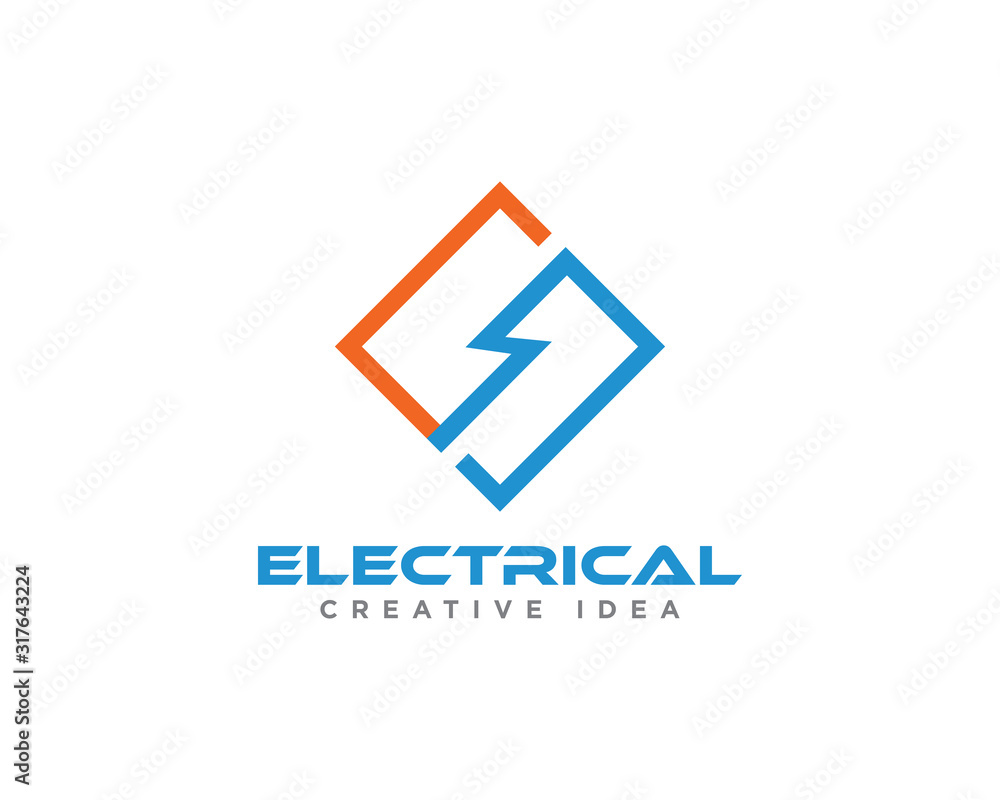 Electric Lightening Logo Design Vector Electric Lightening Logo Design Vector