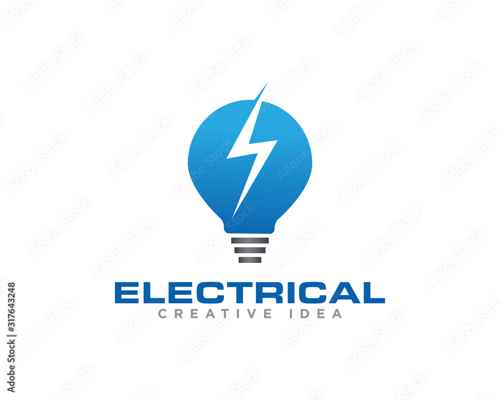 Electric Lightening Logo Design Vector Electric Lightening Logo Design Vector
