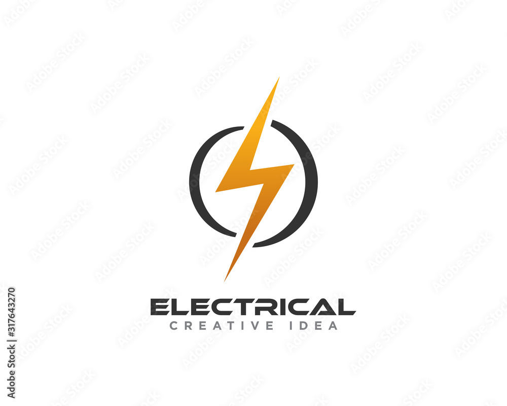 Electric Lightening Logo Design Vector Electric Lightening Logo Design Vector