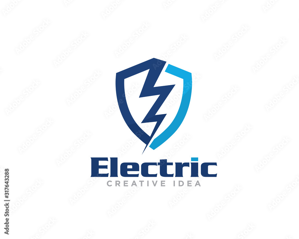 Electric Lightening Logo Design Vector Electric Lightening Logo Design Vector