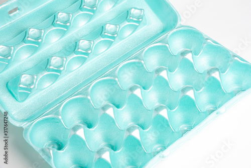 Empty Styrofoam Egg Carton Tray