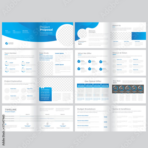 landscape brochure template