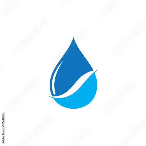 Water drop Logo Template vector illustration