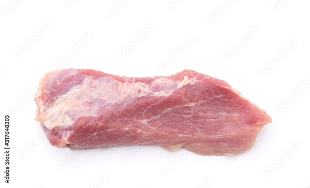Raw meat steak. Raw meat steak.