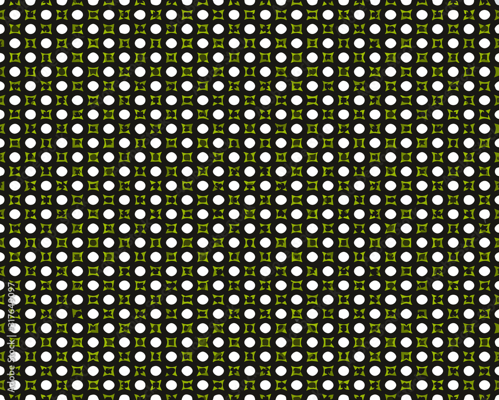 Seamless vector pattern in geometric ornamental style. Seamless vector pattern in geometric ornamental style.