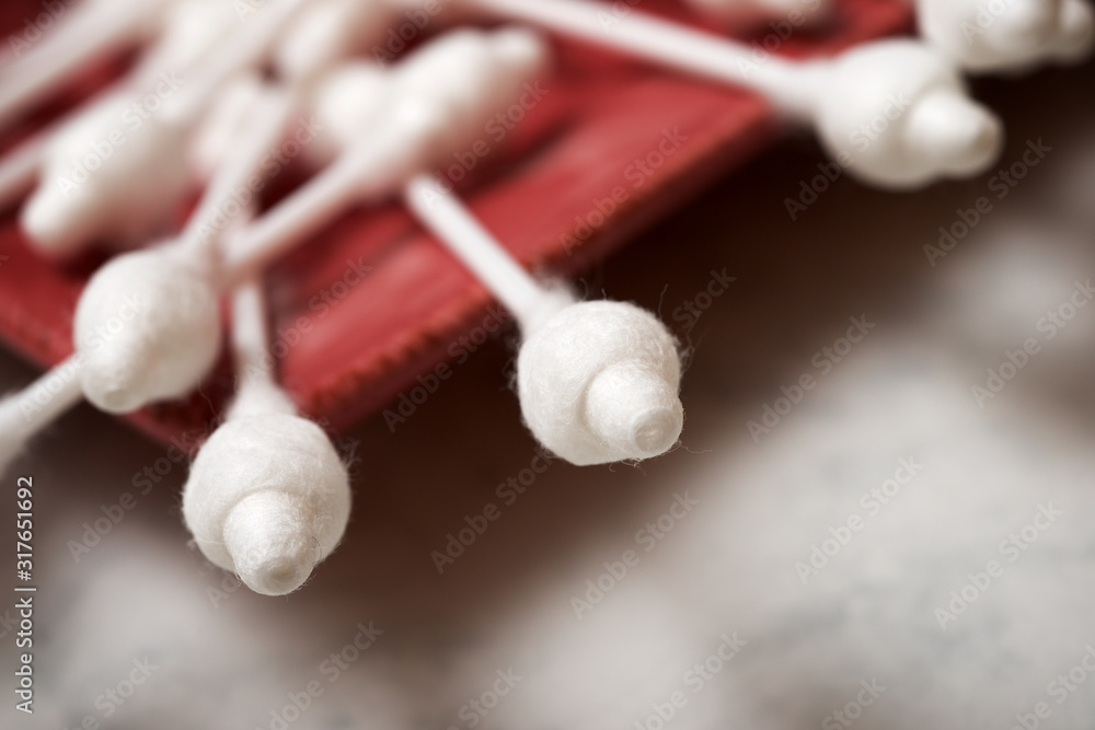 Ear swabs view Ear swabs view