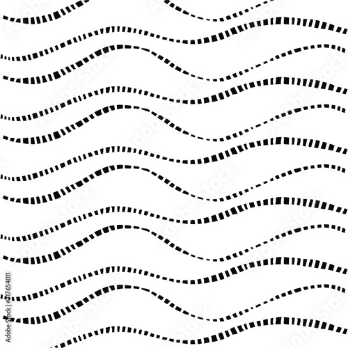 Waves of stripes with a pattern. Background of stripes that are divided into fragments.
