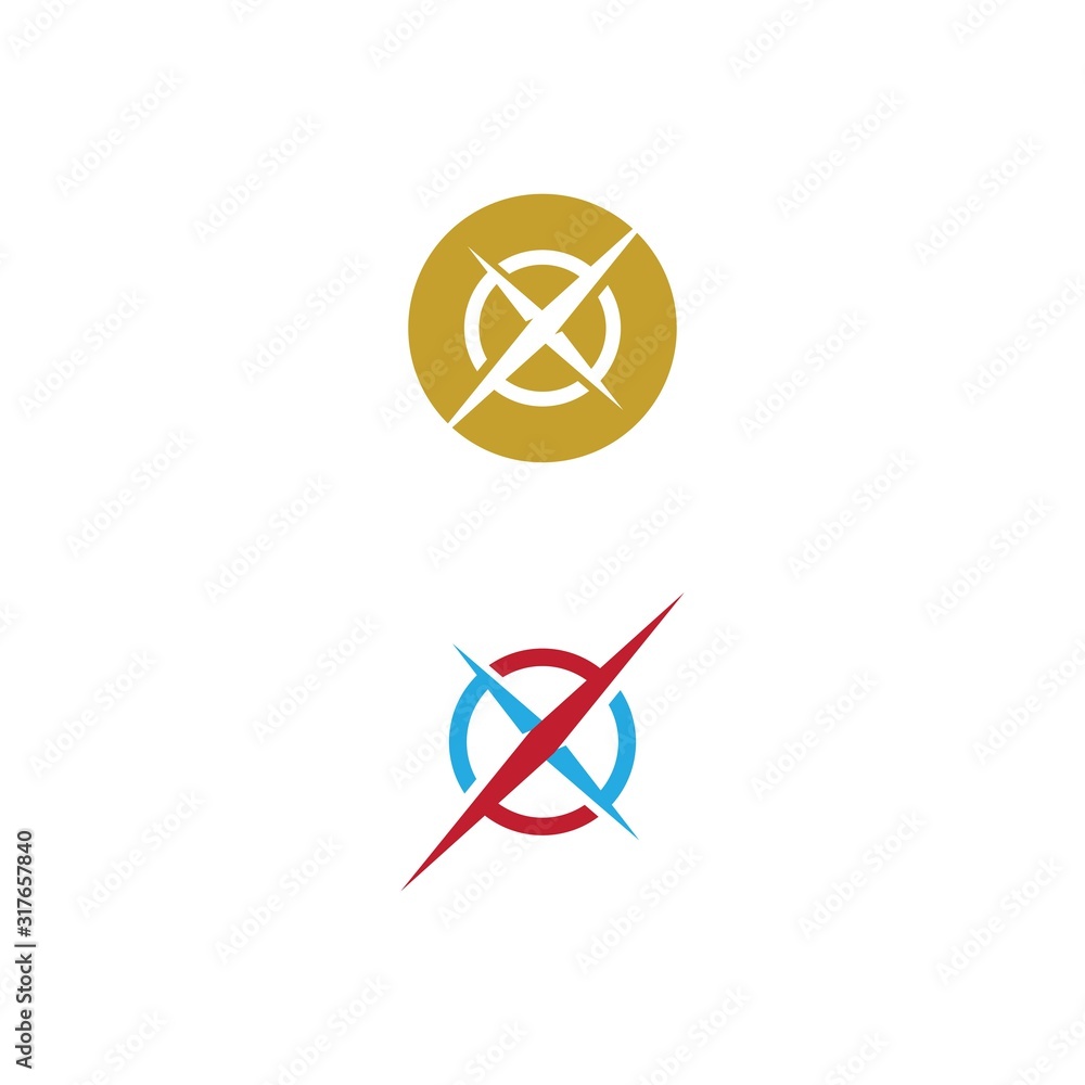 X Letter Logo Template vector icon X Letter Logo Template vector icon