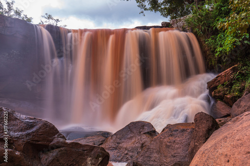 Tat-San waterfall  Loei province  Thailand.