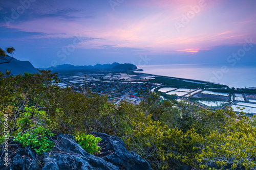 Khao dang view point, Sam Roi Yot National park, Prachuapkhirikhan province, Thailand.