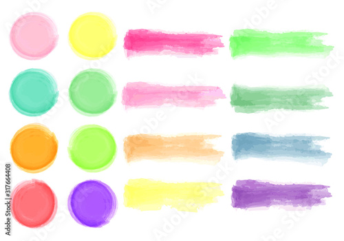シンプルな見出しアイコンセット 手描き水彩風イラスト Stock Vector Adobe Stock シンプルな見出しアイコンセット 手描き水彩風イラスト Stock Vector Adobe Stock
