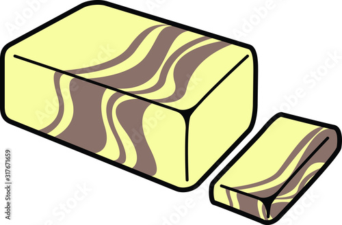 Halva icon, vector illustration