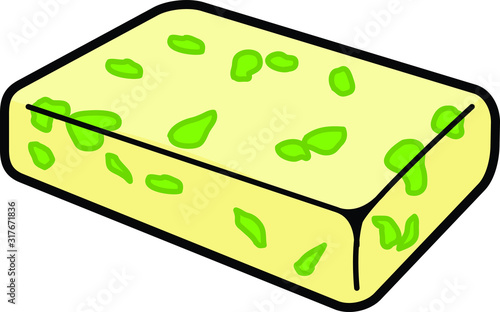 Halva icon, vector illustration