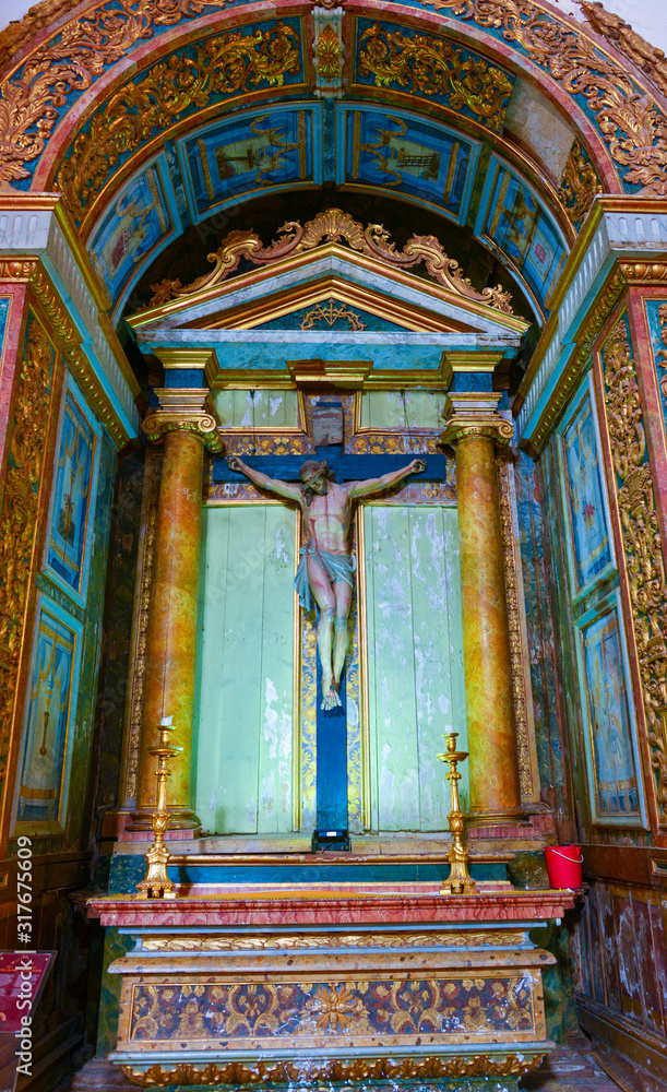 Altar der Kathedrale von Silves, Algarve/Portugal