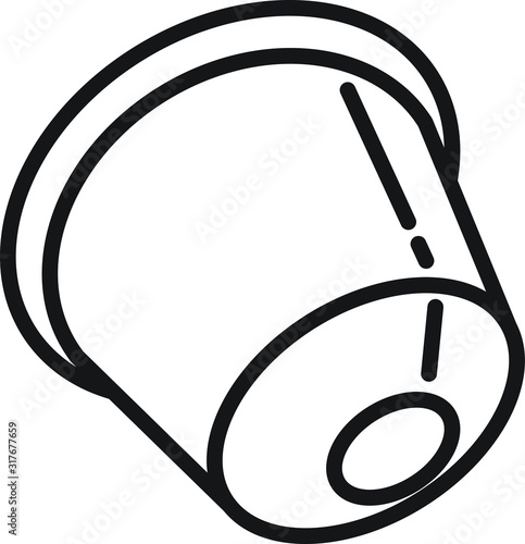 coffee capsule icon - vector illustration.